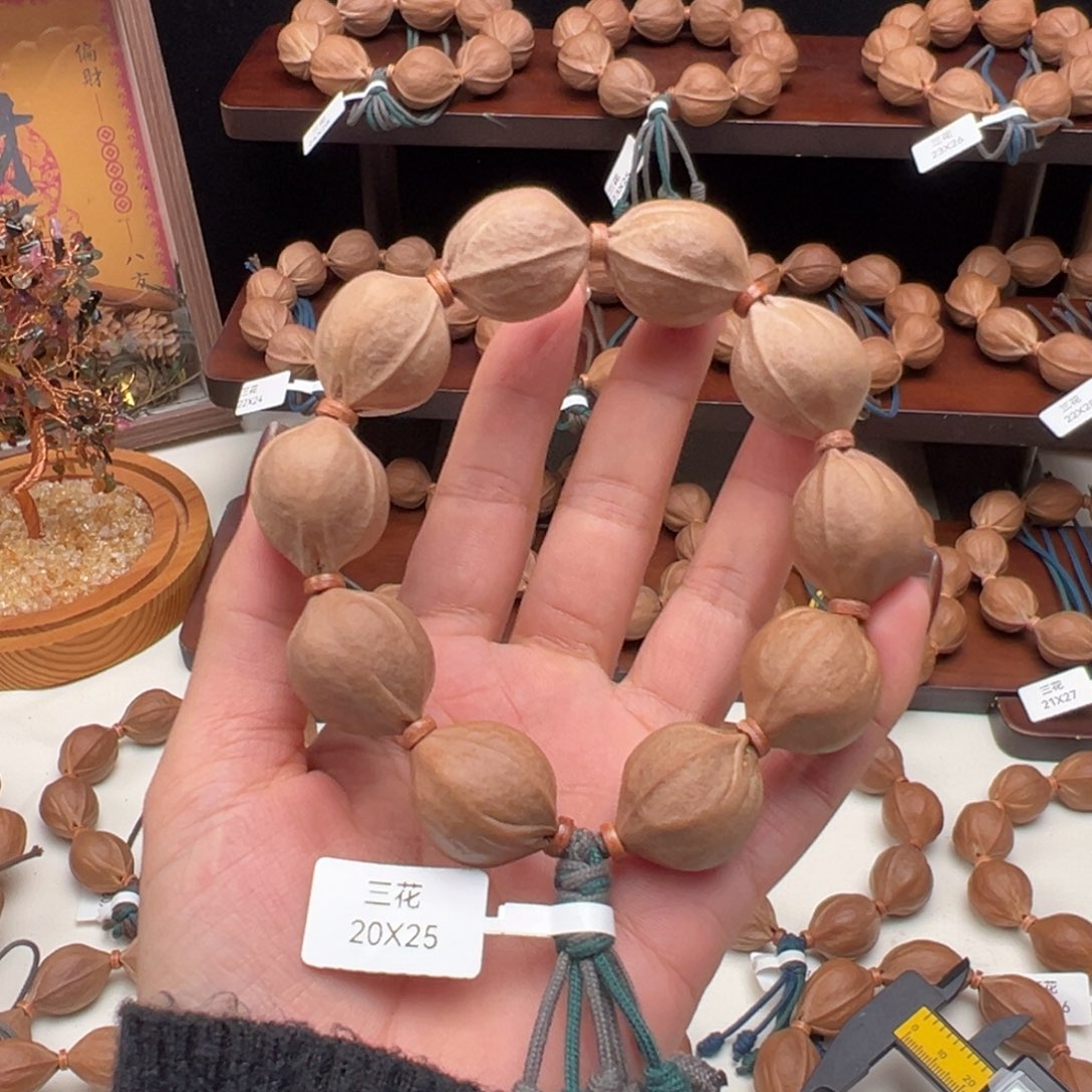 渔***队橄榄核手串/手链梅林铁核手串/20X25