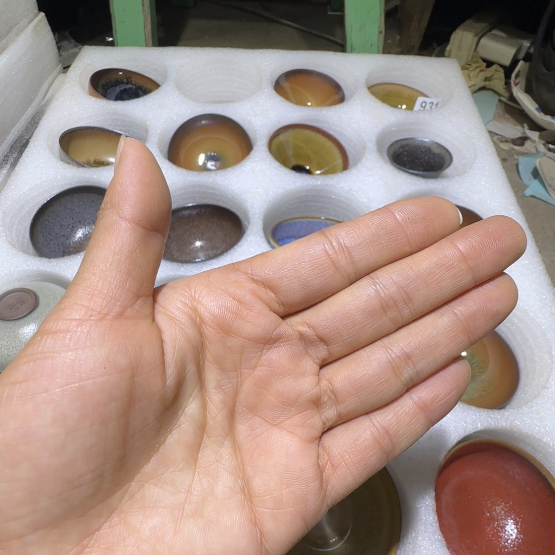 小***艺茶盏福建盏茶器柴烧