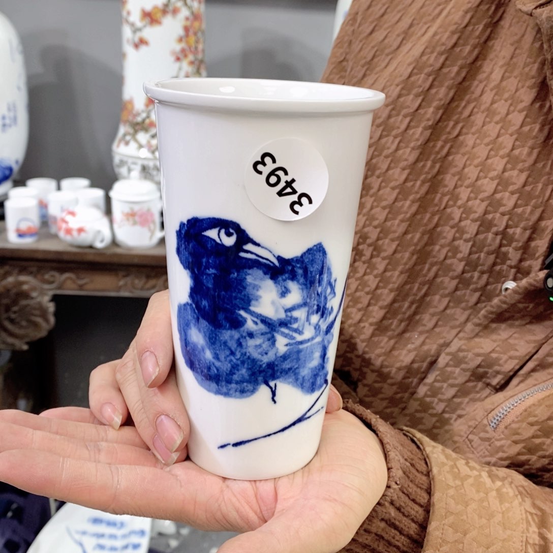 摆件吴义松陶瓷直播间3493