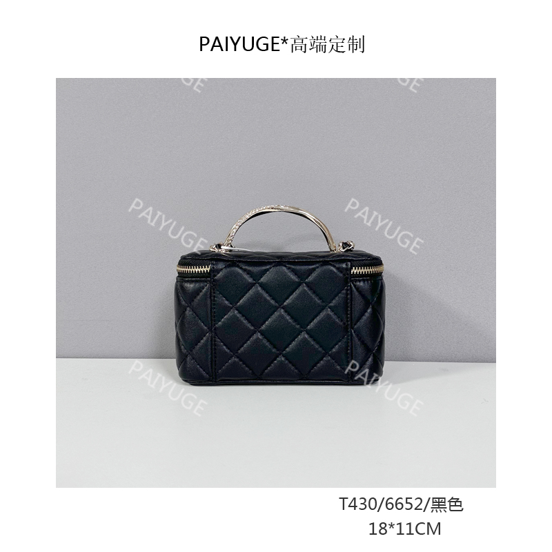 T430/6652/黑色 paiyuge高端订制百搭女士手提斜挎包2224