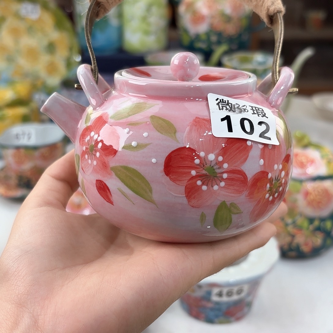 景德镇手绘高温釉下彩陶瓷茶具