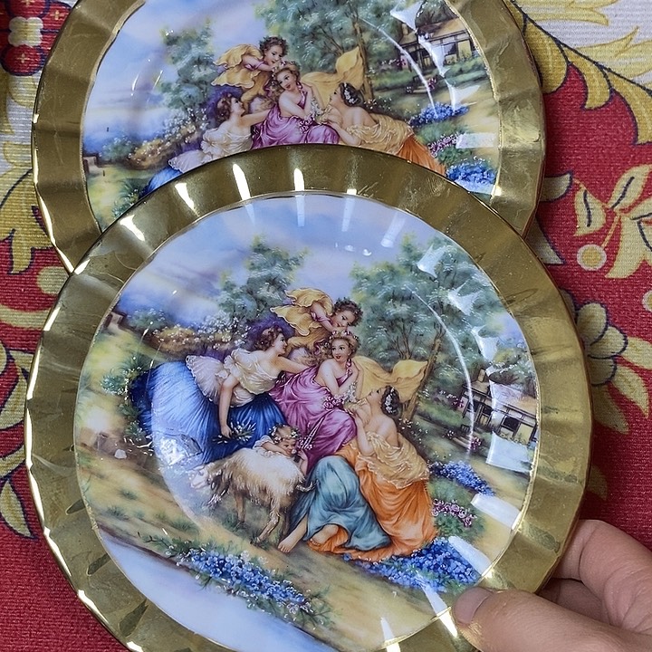 瓷片瑕疵2只………………………………