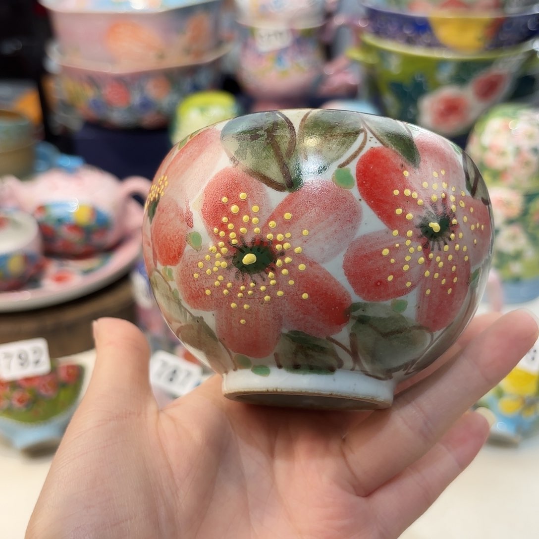 瓷片景德镇手绘高温釉下彩陶瓷茶具