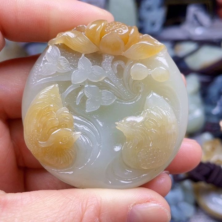 和田玉挂件未镶嵌