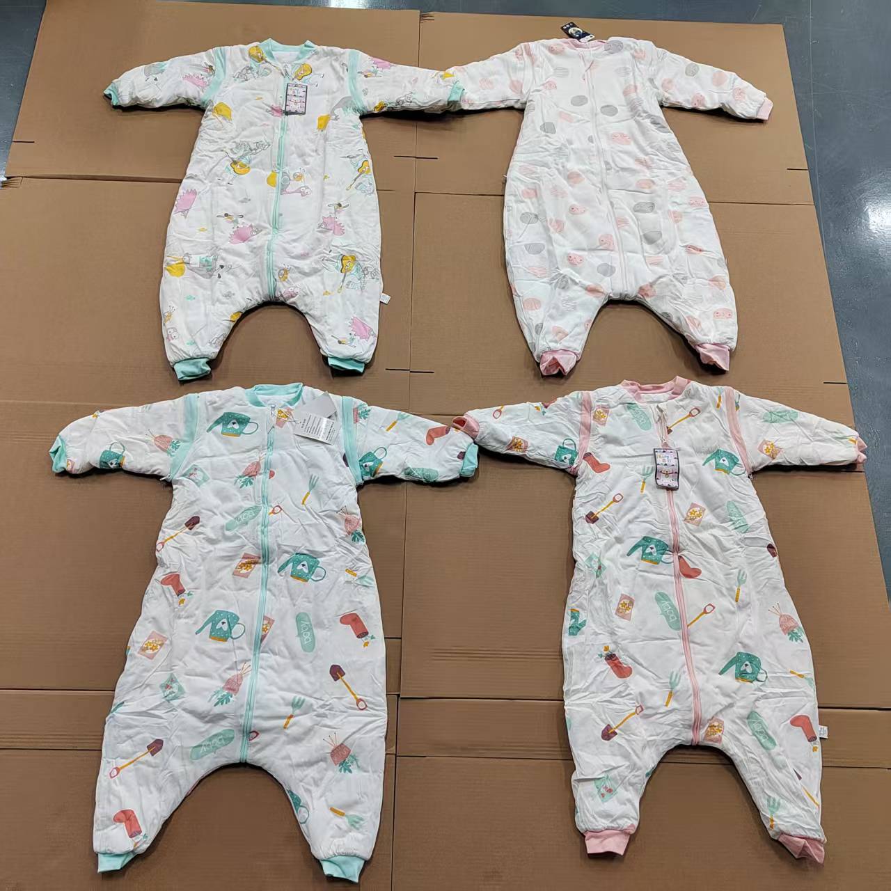 直播专属母婴用品-婴儿秋冬分腿睡袋家用室内棉质