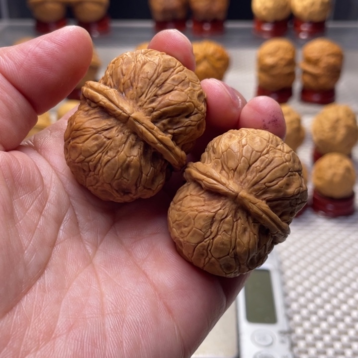 文玩核桃把件34玄武元宝