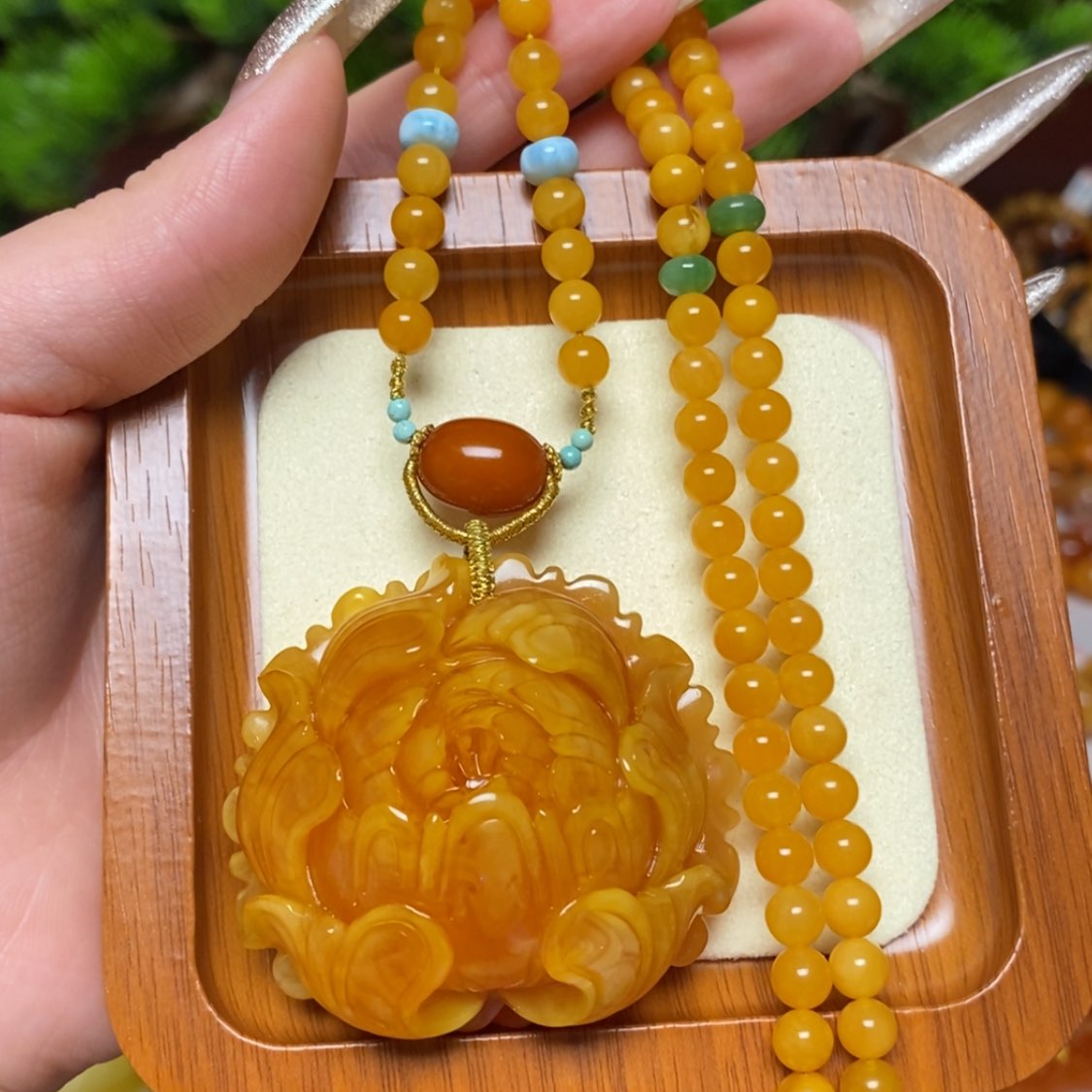 【闪购商品】未镶嵌颈饰蜜蜡手串