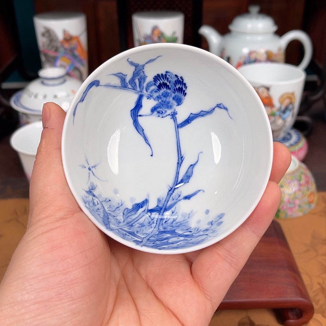 杯景德镇瓷器全手工制作