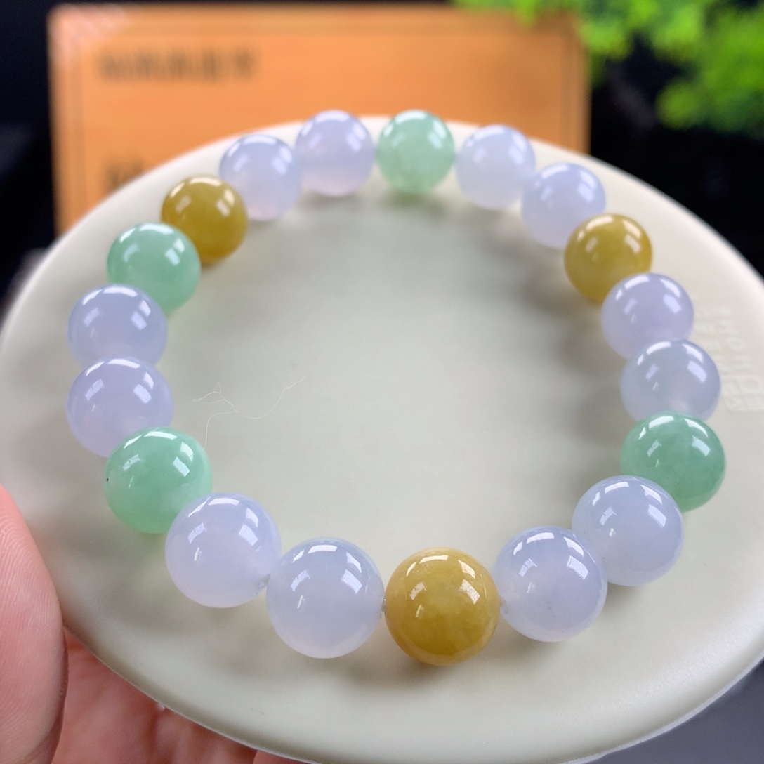 翡翠未镶嵌手链卡10