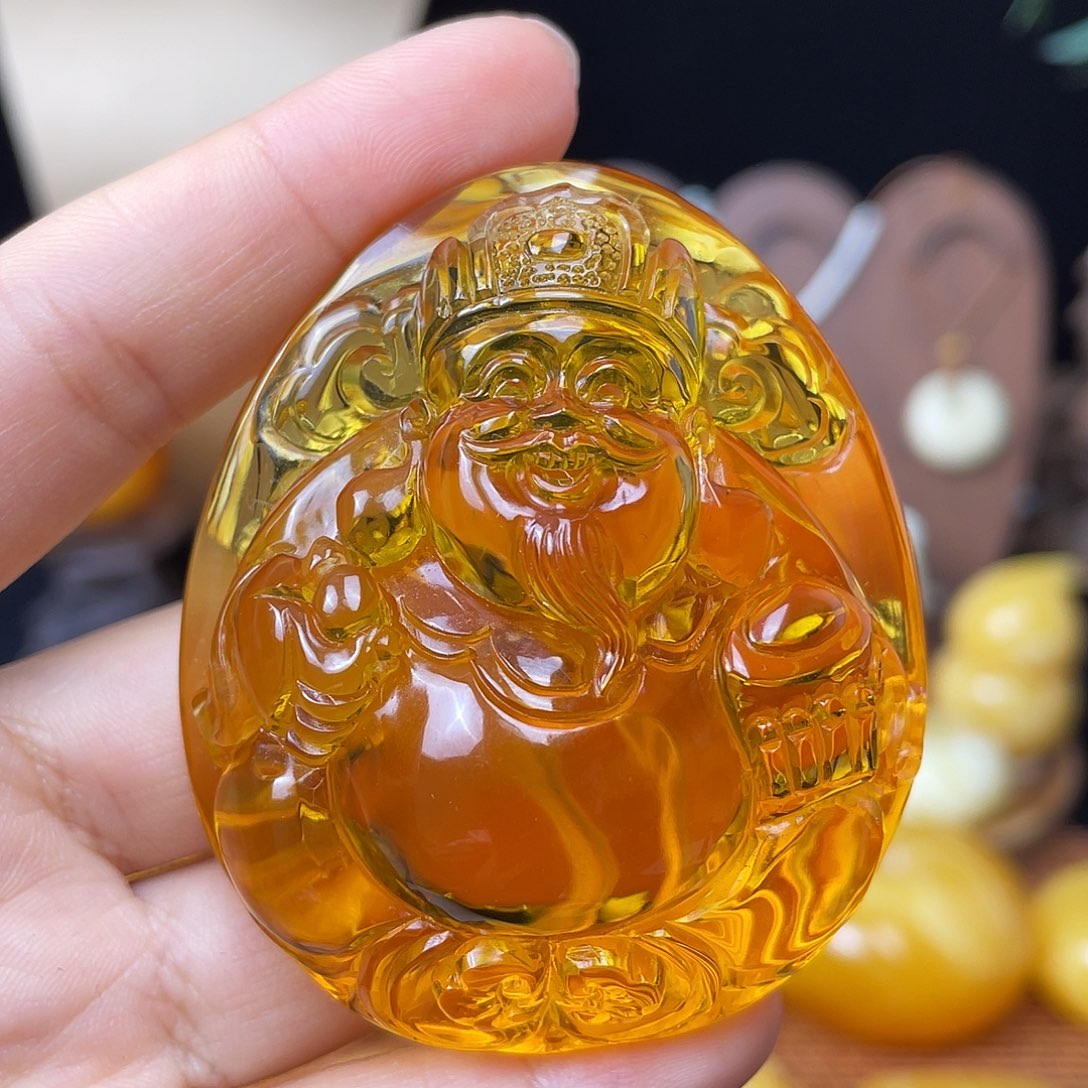 琥珀未镶嵌珠宝奇石