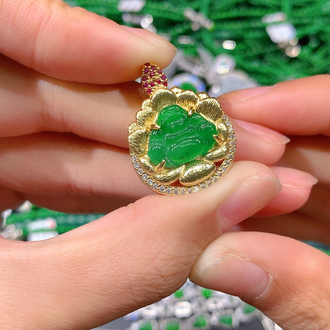 翡翠戒指未镶嵌天然翡翠