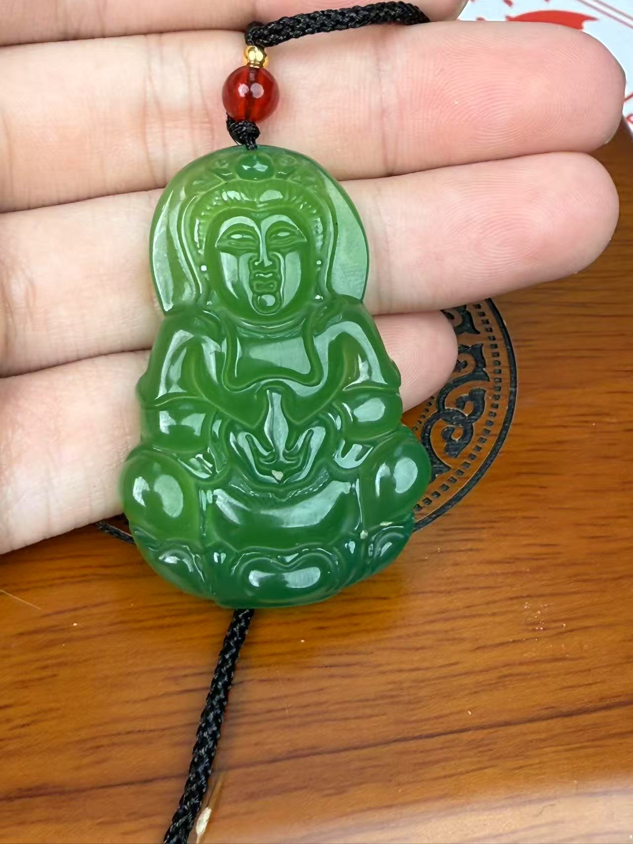 玉髓    观音   项链