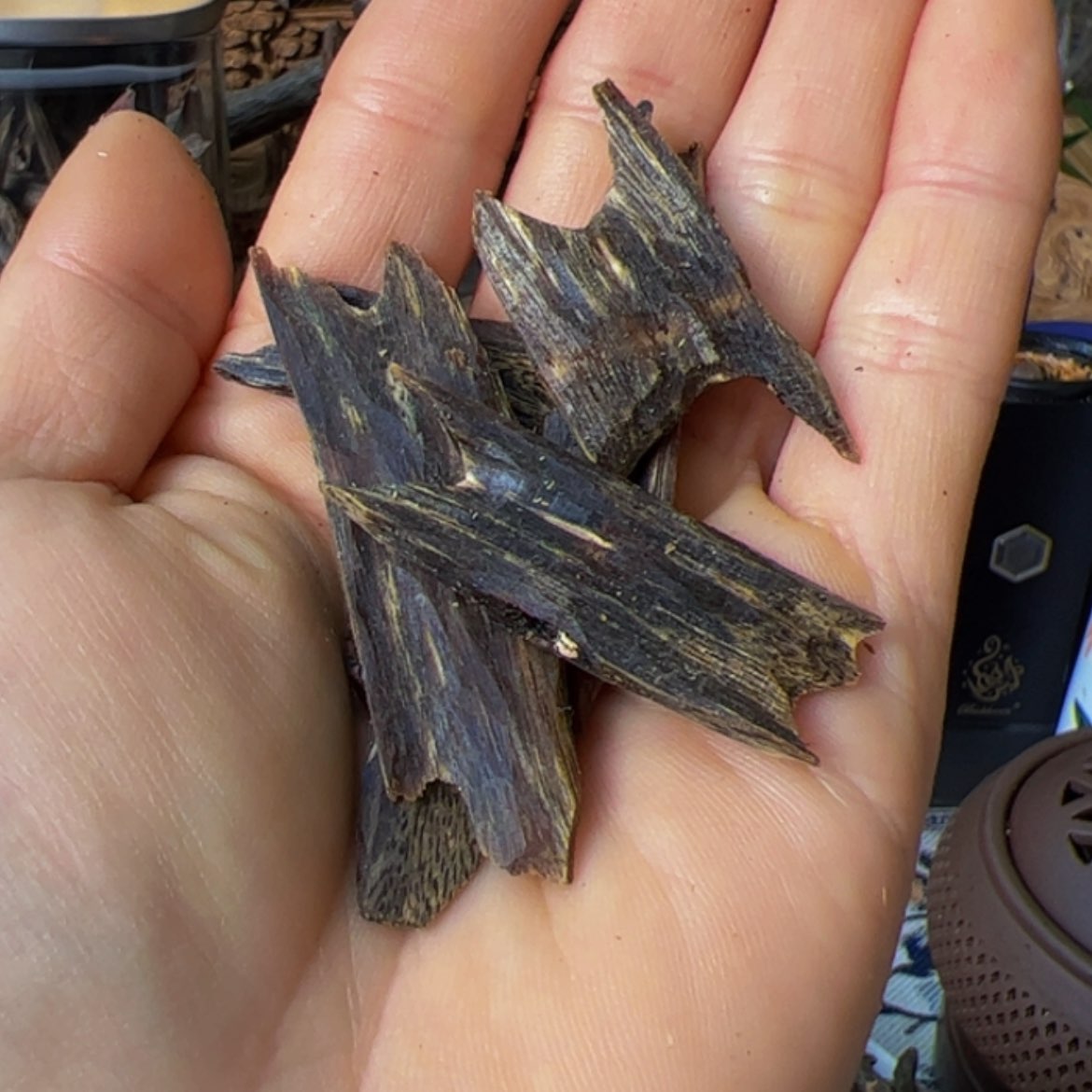 【闪购商品】沉香手把件奇楠紫棋高端老块料10克