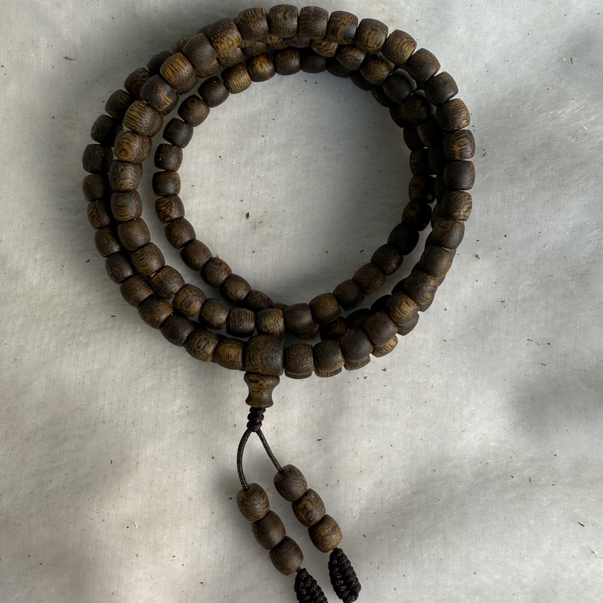 沉香奇楠沉香0.5鼓珠13克重多圈手串老料高油保真多样性发一