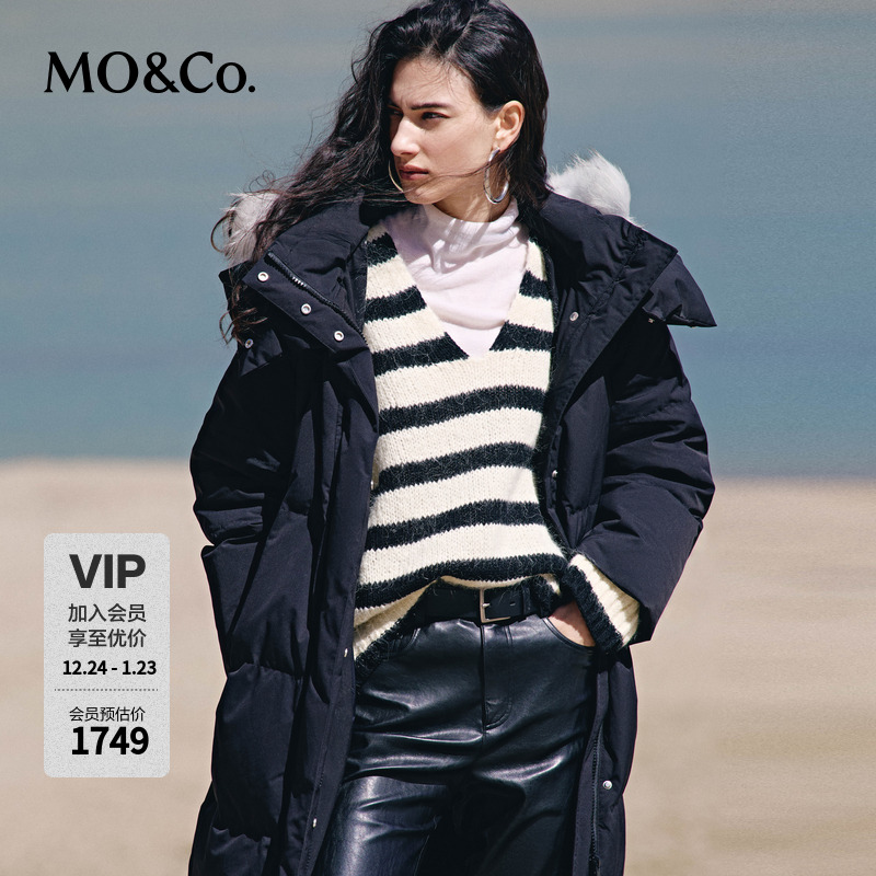 【C+系列】MOCO羽绒服冬季90绒防水防污装卸毛领连帽MBD4EIN011