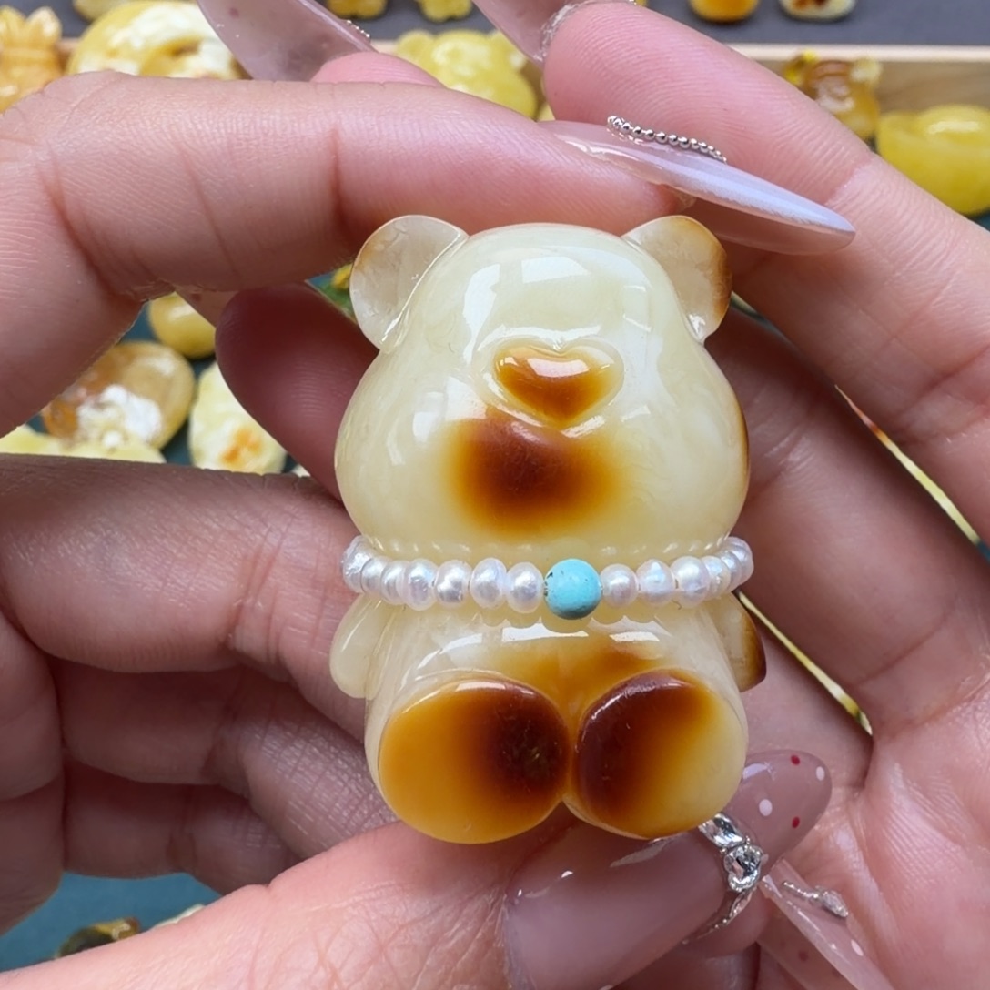 琥珀未镶嵌裸石蜜蜡