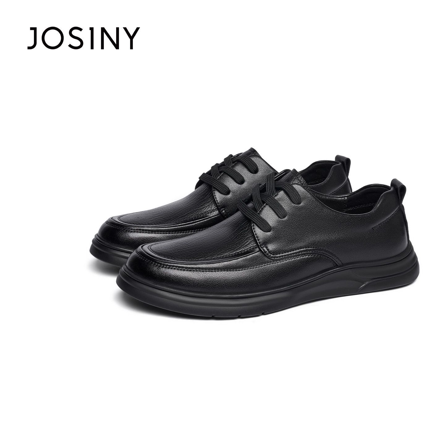 卓诗尼休闲皮鞋男2026新早春软底舒适百搭防滑耐磨商务692N20571