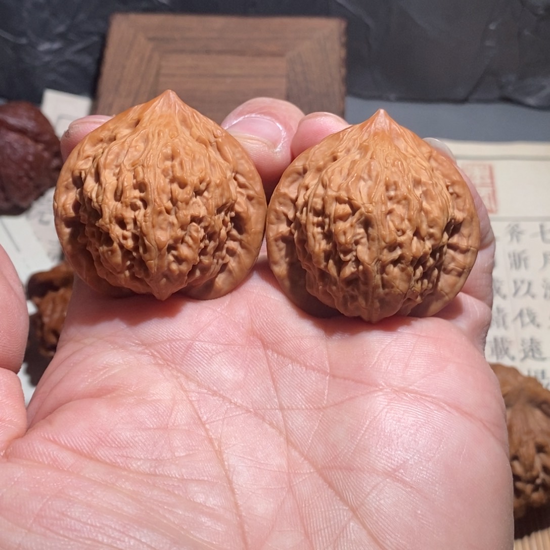 吊坠文玩核桃39原树七步沟公子帽树王对