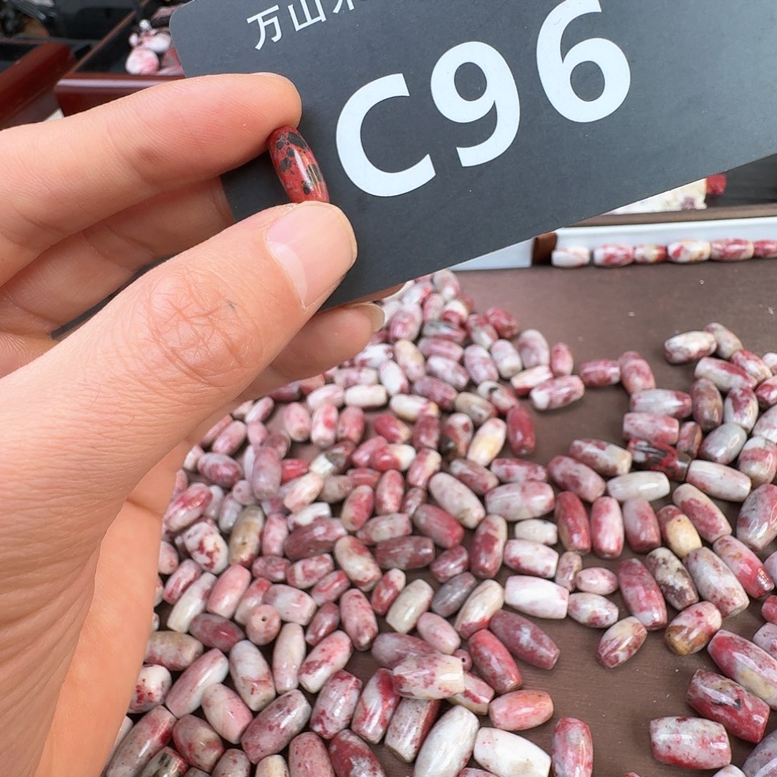 天然辰砂原矿原石吊坠朱砂