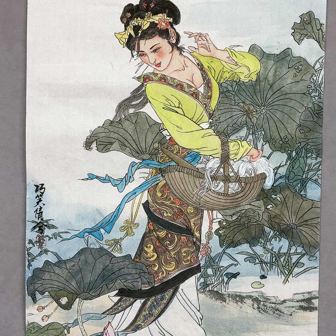 国画国画纯手绘作品请放心去藏