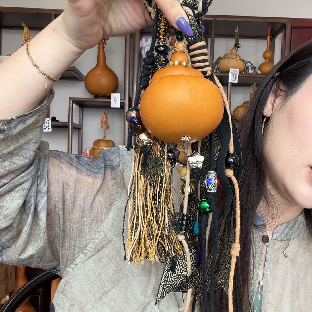 *****老皮圆元宝钱袋包挂葫芦