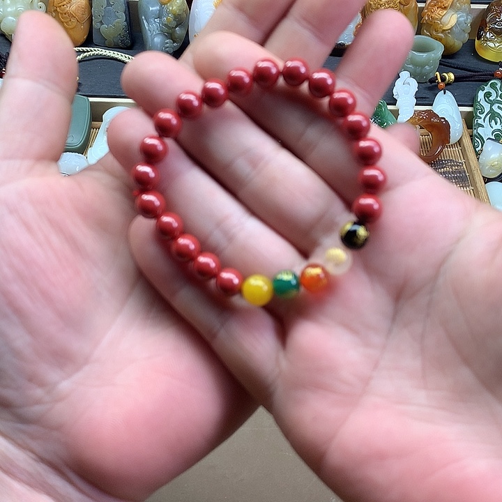 南红玛瑙未镶嵌手链