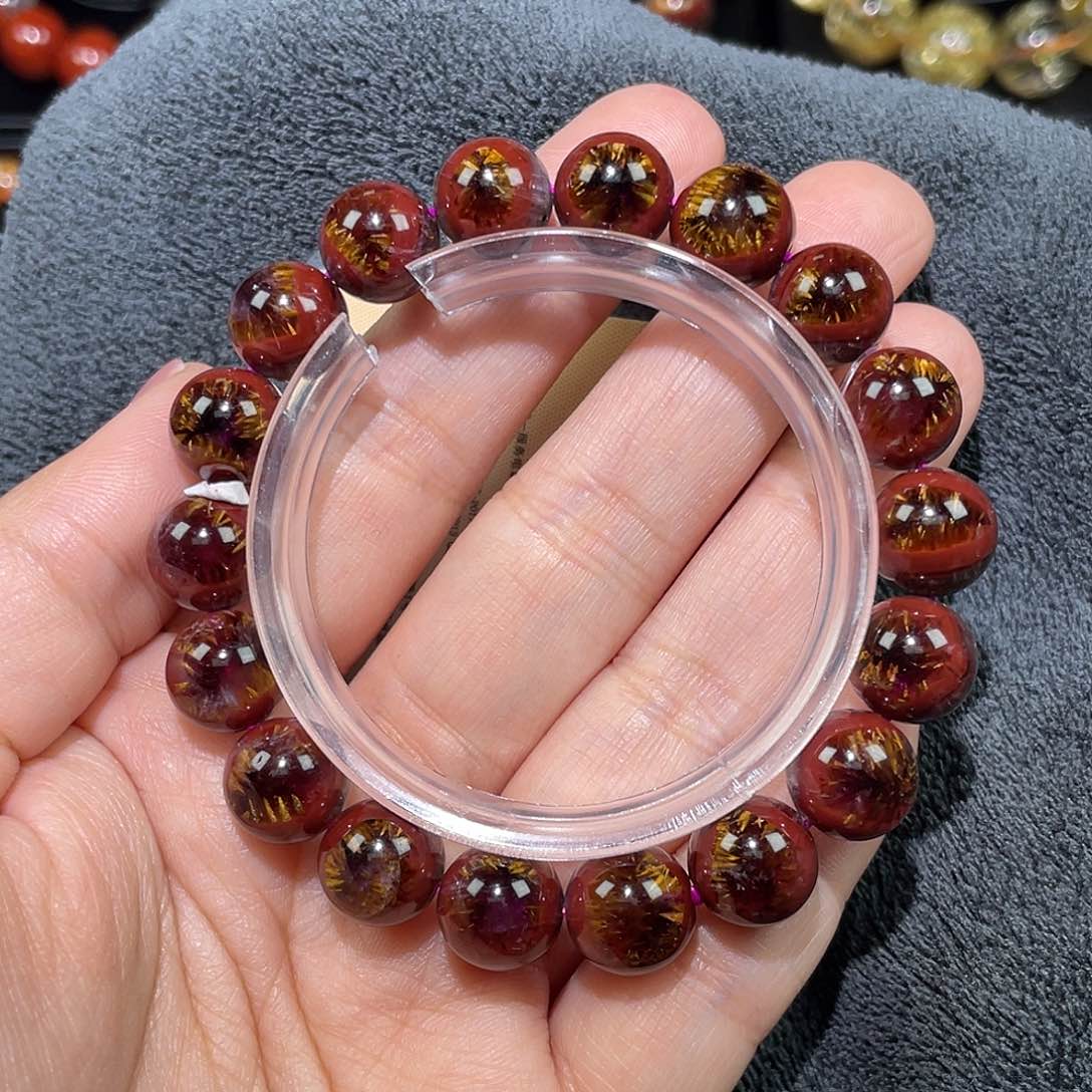 水晶极光天眼手链A11未镶嵌长****儿