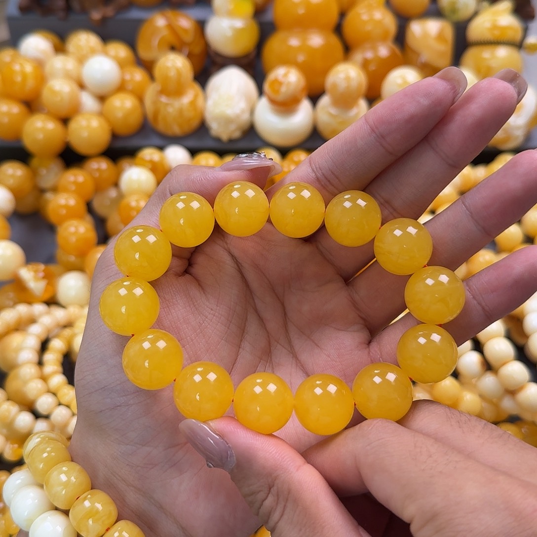 蜜蜡未镶嵌珠宝奇石同料17mm