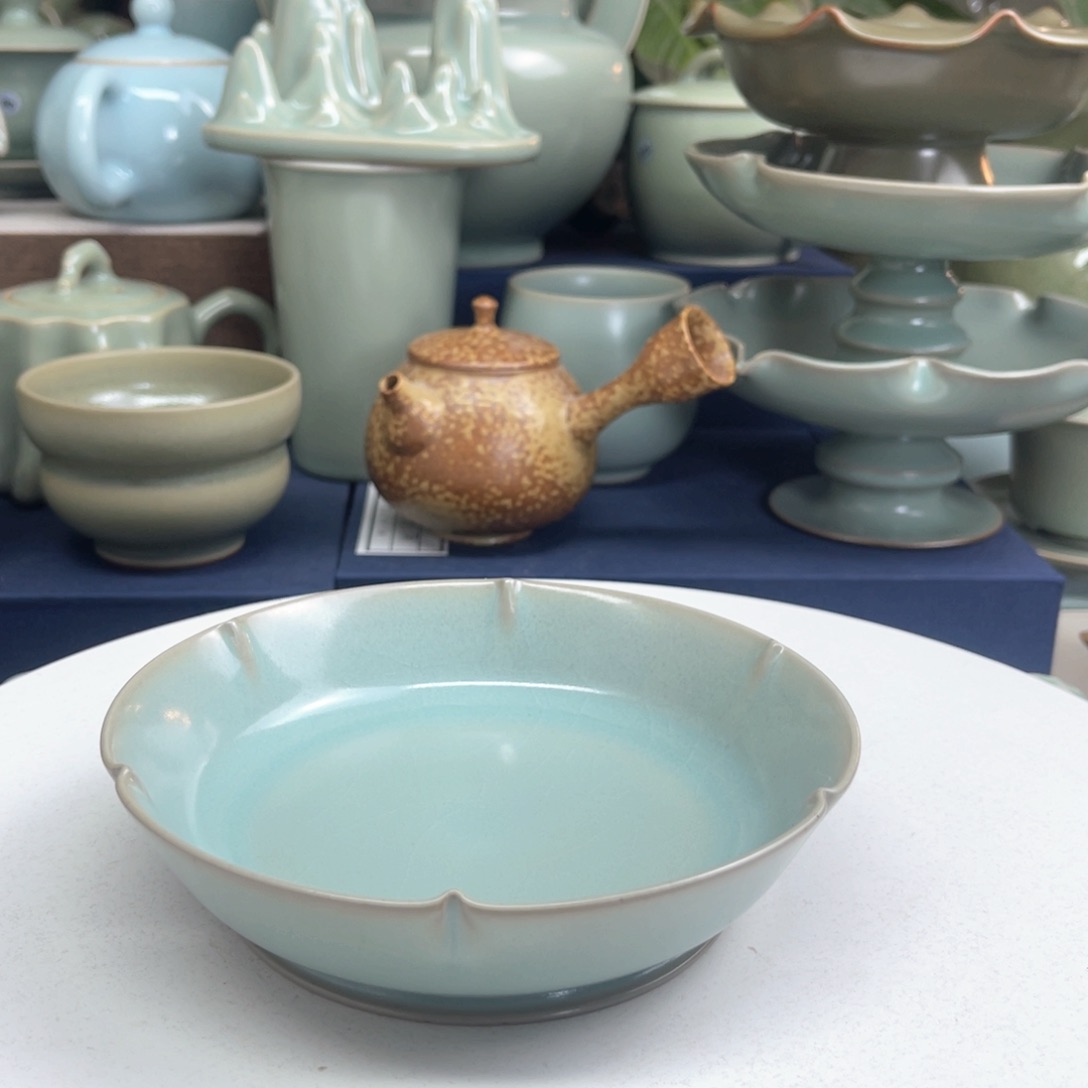 汝州汝瓷葵口洗啊啊啊啊啊