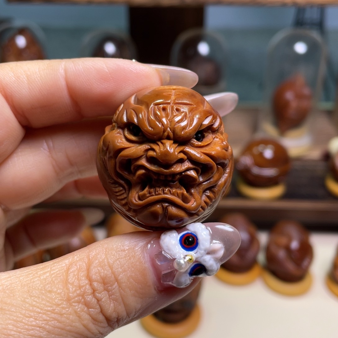 佛螺菩提吊坠捡漏虎僧一颗