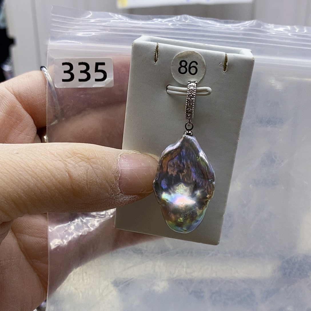 颈饰合金淡水珍珠