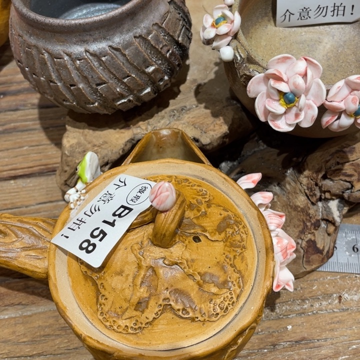 农***花手工制作陶瓷茶具茶杯青蛙