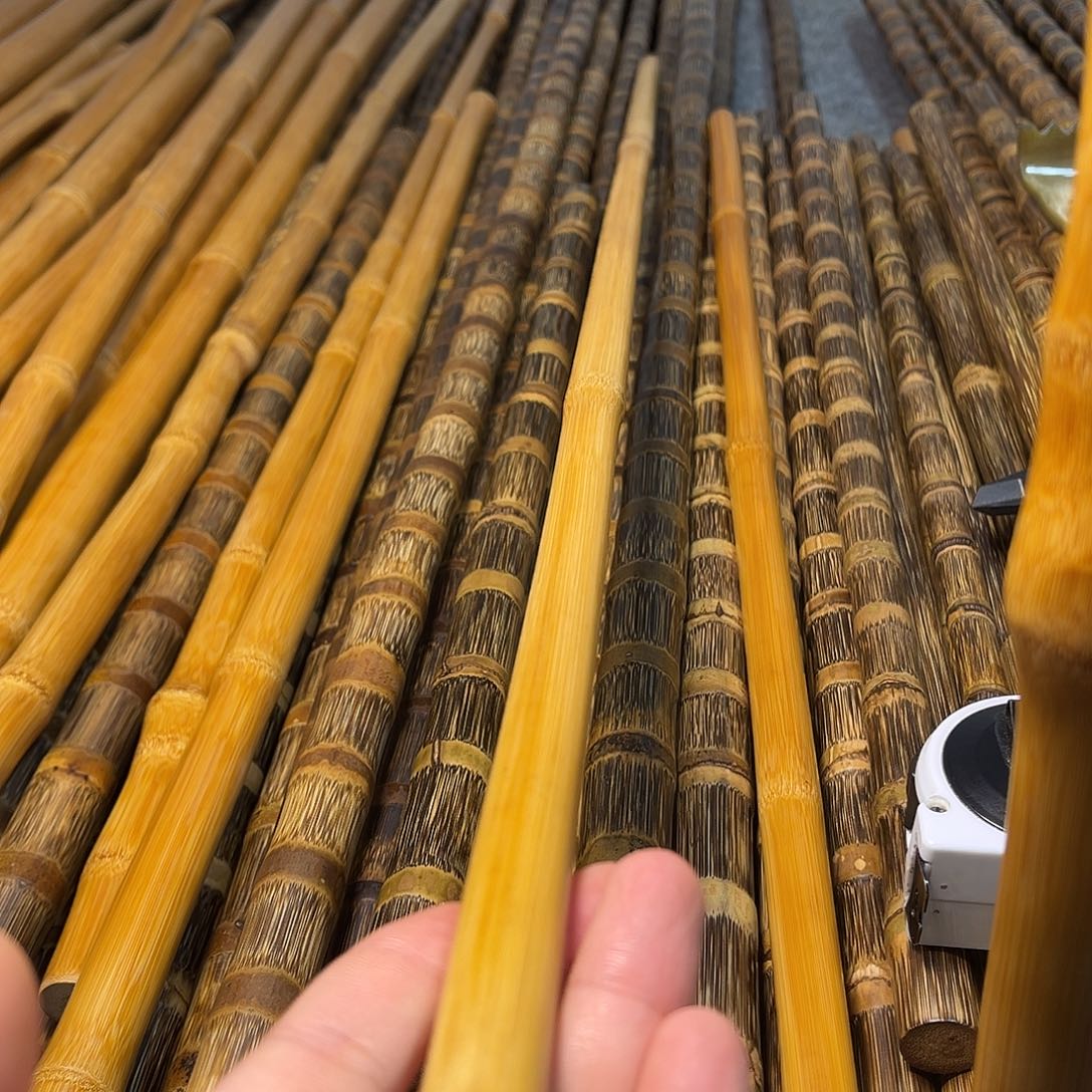 时***y竹精美玉竹把玩棍88cm长，直径1.45-1.5cm