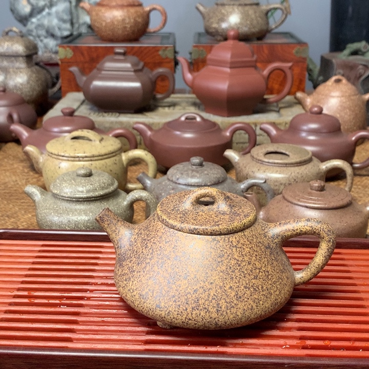 茶壶紫砂子冶石瓢