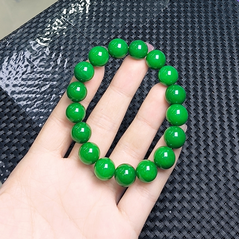 （聚宝严选）A317辣阳系绿12手串妈妈款时尚精致精美百搭