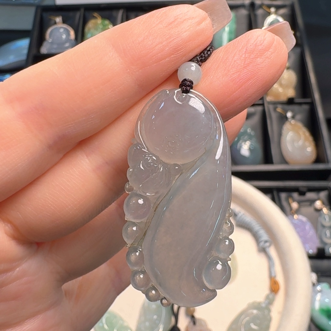 翡翠未镶嵌吊坠(不含链)福瓜