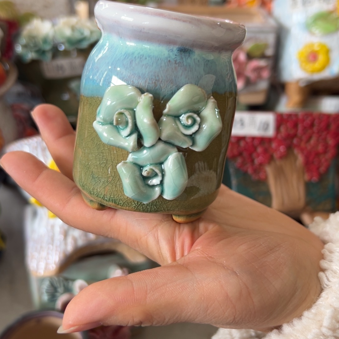 多肉花盆，满20发货，爱退款拉黑