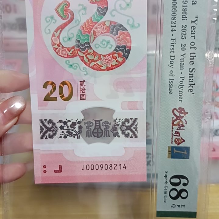 塑料蛇钞如图所示000908214