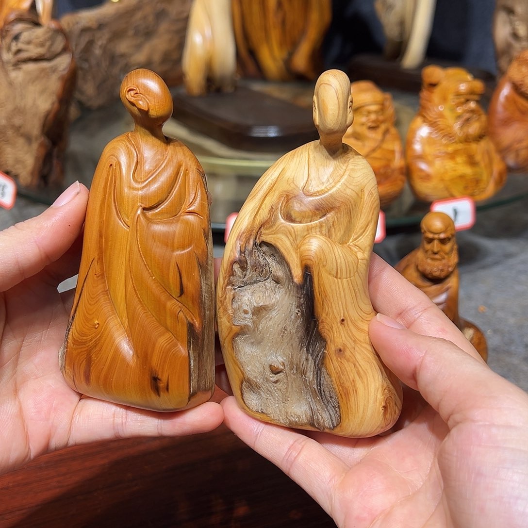 柏木（崖柏）可*崖柏木手把件摆件