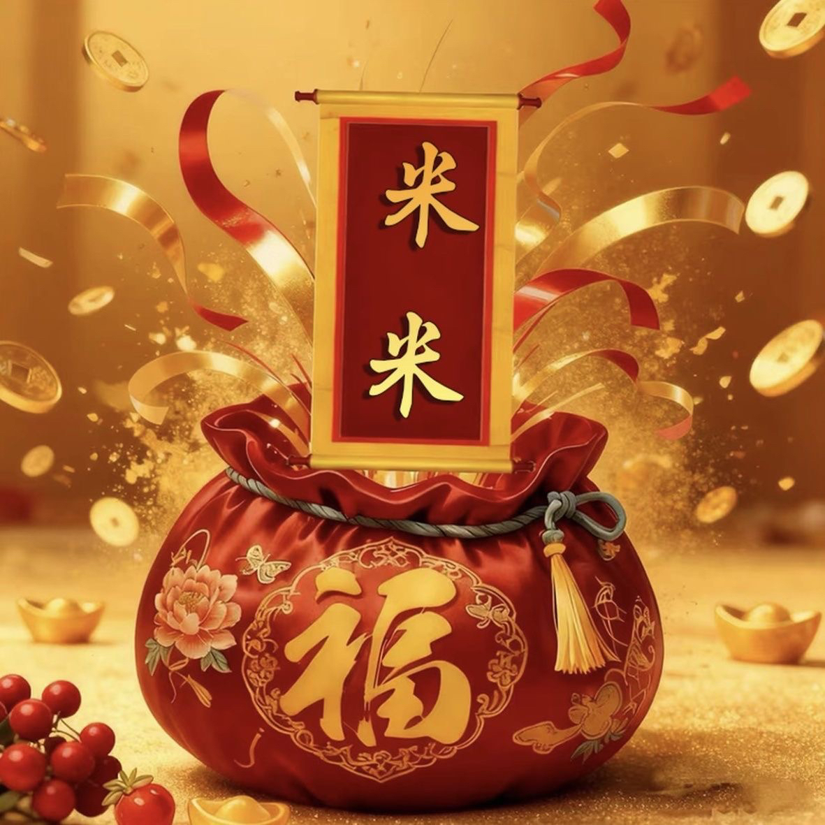 三号【米米】《老师推荐》生肖贴纸福卡福袋装饰