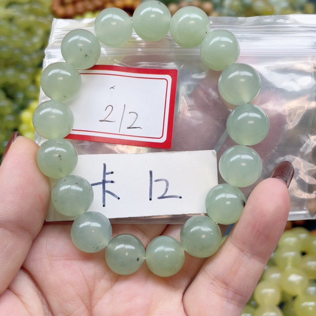 未镶嵌蛇纹石玉手串