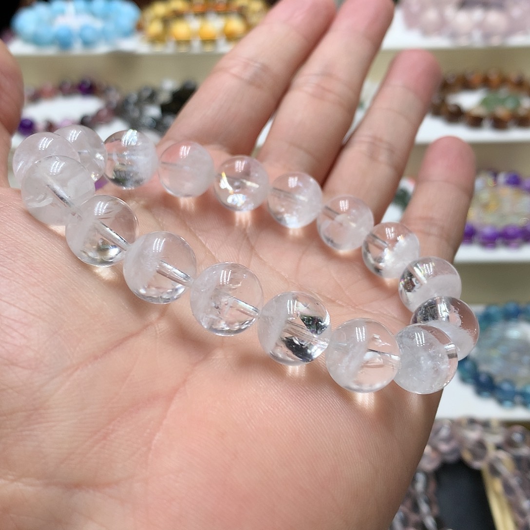 水晶手链未镶嵌白幽灵12