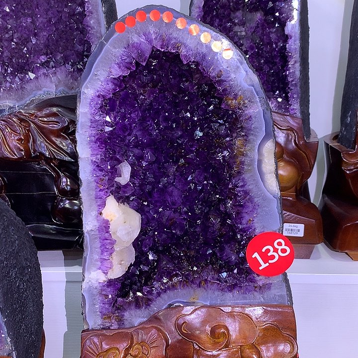 紫晶大型摆件（非配饰）未镶嵌蛋