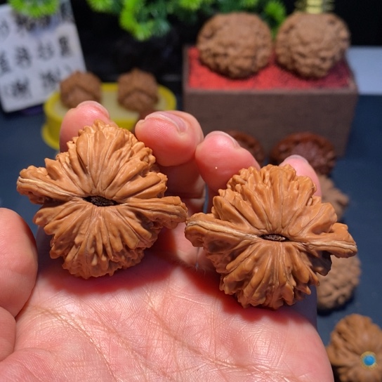 文玩核桃把件文玩四座楼009