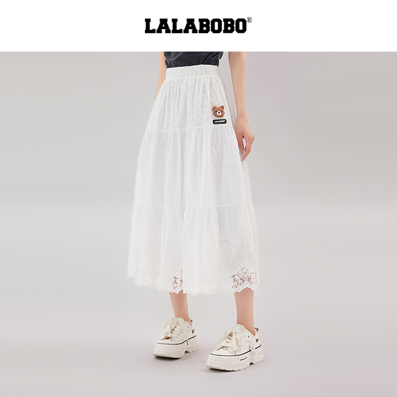 8021【金金咪】LALA蕾丝镂空半裙RBEB-ZQ17
