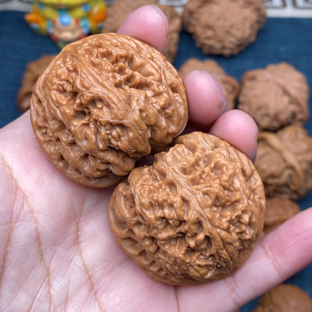 文玩核桃把件43精品球筋