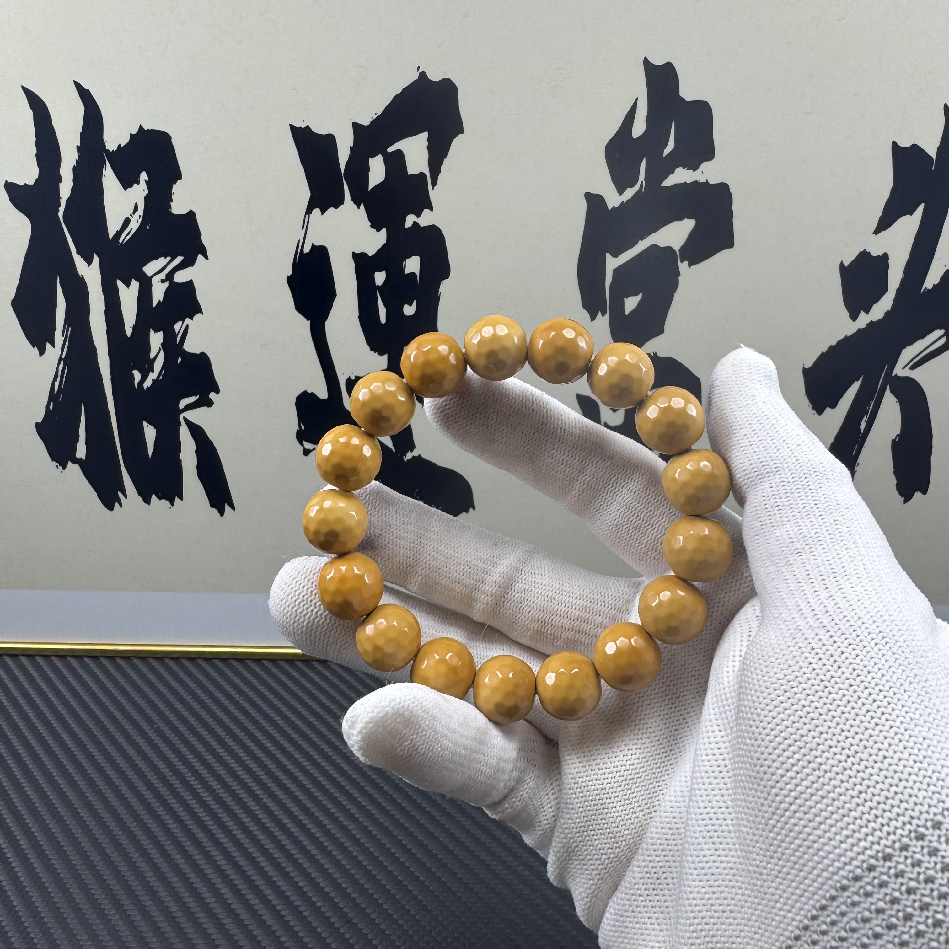 猴头【钻石面】A+全品无暇高抛精工雕刻钻石面手串 原生态 包毕业