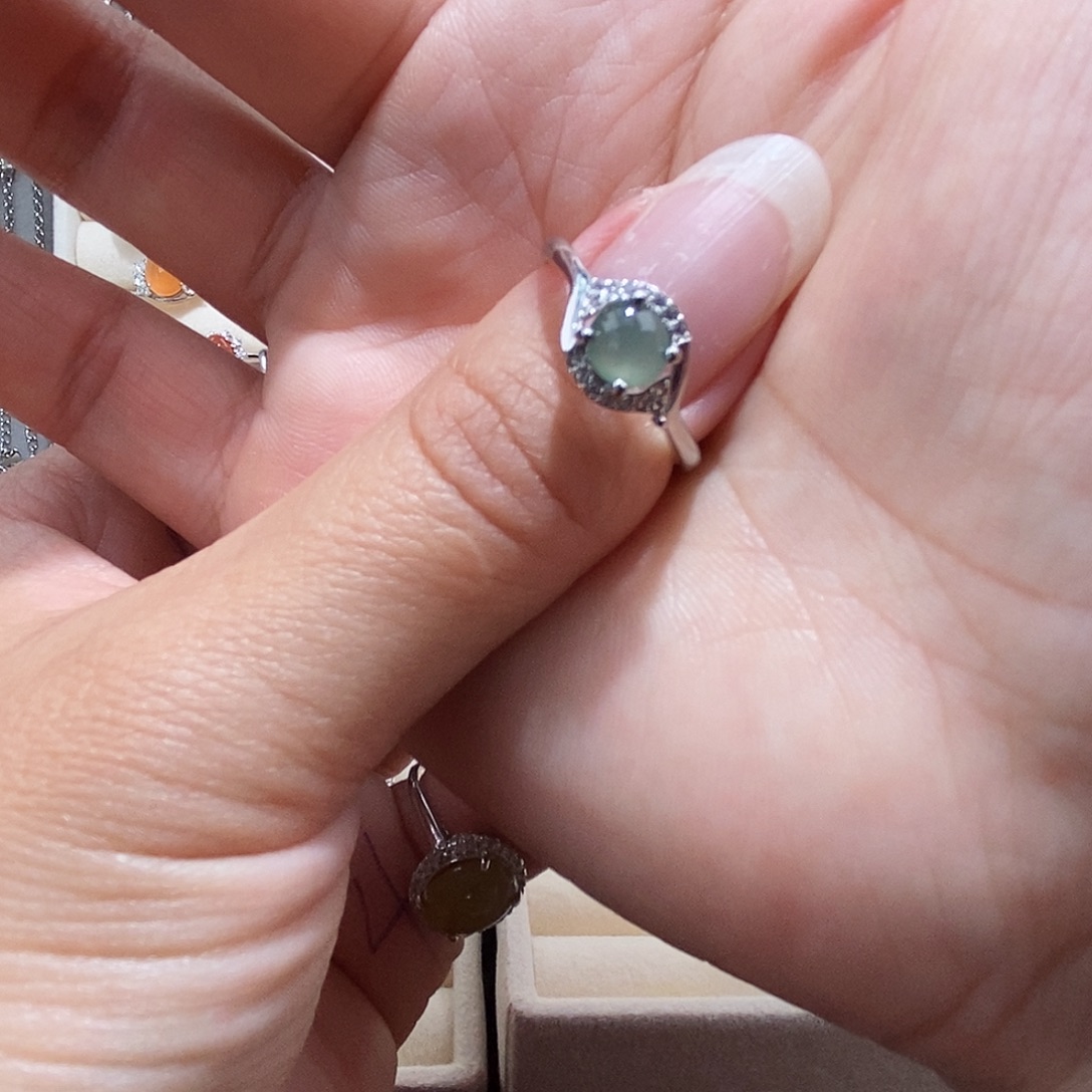 原***餐翡翠未镶嵌戒指缅甸