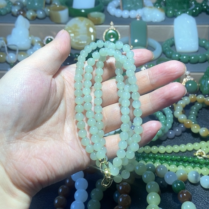 浪***下颈饰未镶嵌和田玉