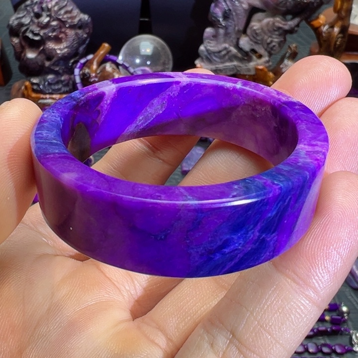 苏纪石（舒俱来）手镯未镶嵌